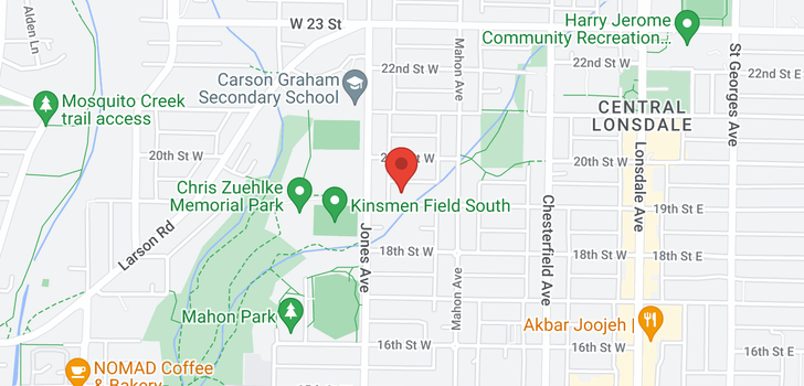 map of 336 W 19TH STREET